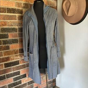 Simply Vera Vera Wang Blue long Duster Cardigan
